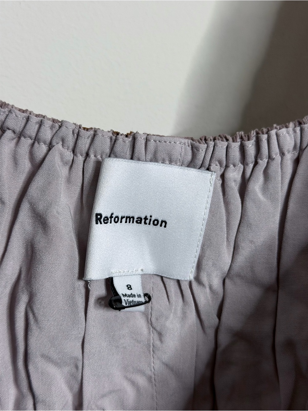 Reformation Rhett Dress Audrie Check - Picture 10 of 16
